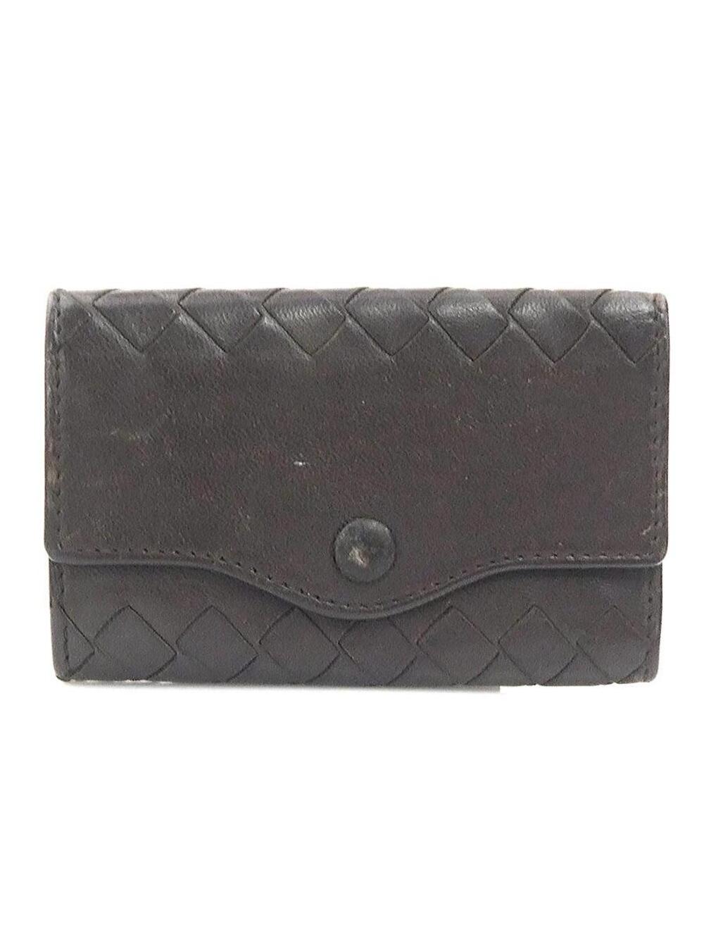 Auth Bottegaveneta Intrecciato Key Case #303142B77B